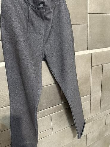 ana bala geyim: Qadın geyim dəsti və cins şalvar 1) Boz trikotaj dəst - Rəng: tünd — 3