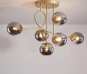 Çılçıraq, 6 lampa, Metal