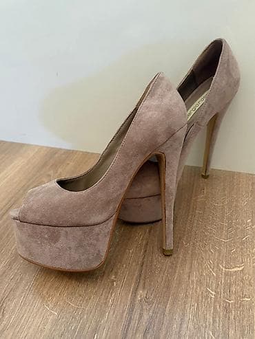 nazik qizil sepler: Brend: Sergio Rossi Model: Platformalı peep-toe hündürdaban tufli - — 2