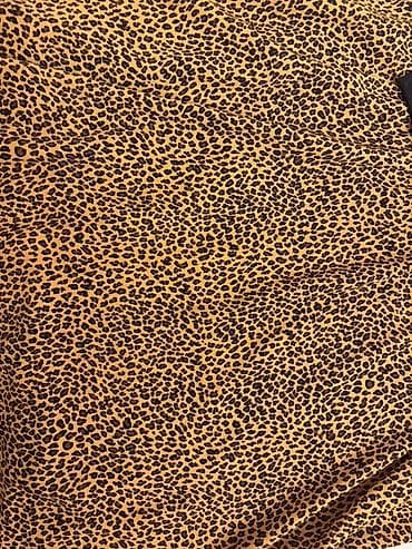 leopard: Qadın paltarı – sweatshirt üst və leopard naxışlı ətək kombini(1 defe — 3