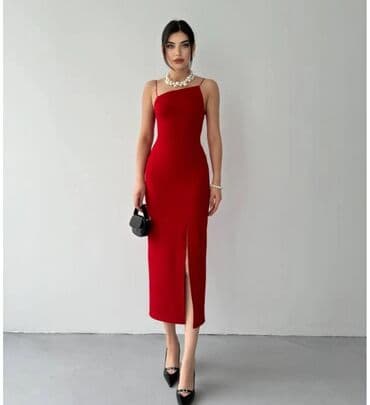 боорсоки на заказ бишкек: Вечернее платье, Миди, Trendyolmilla, S — 1