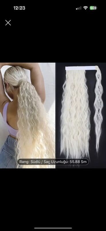 təbii pariklər: Taxma saçlar, Süni, Yeni — 8