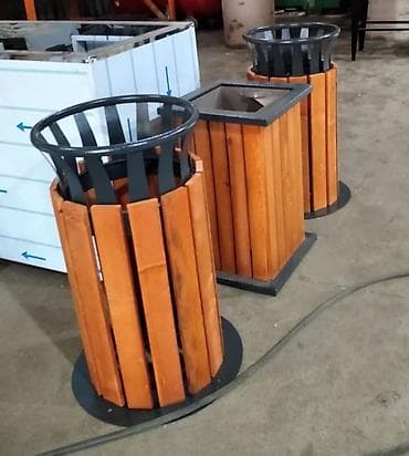 Tullantı (zibil) qabları. Müxtelif formalarda ve istenilen sayda