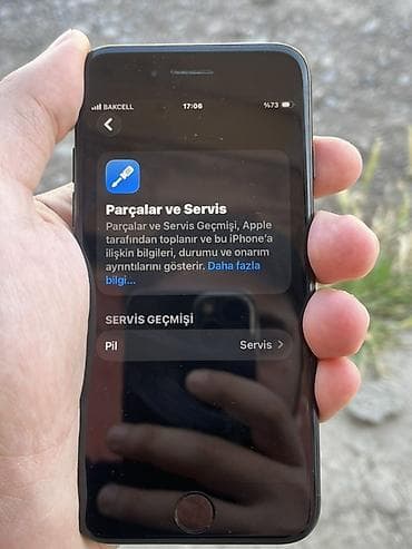 m m mobilya: IPhone SE 2020, 64 GB, Qara, Barmaq izi — 8