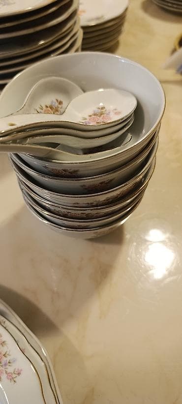 Nahar dəsti, rəng - Ağ, Farfor — 3