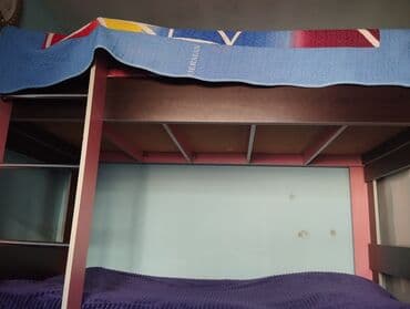 Салонная, медицинская мебель: Для девочки и мальчика, Кровать, С матрасом, С выдвижными ящиками, Ламинат — 5