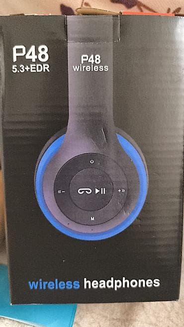 P48 Wireless qulaqlıq – Bluetooth 5.3 + EDR - Model: P48 wireless -