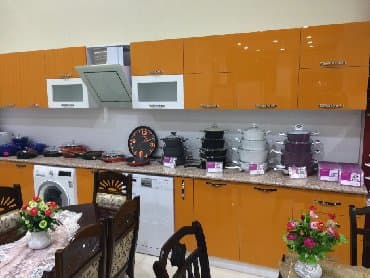 dekor qrup: Sifarişlə mətbəx dəsti, Özü çəkən petlələr, Mat laminat, Kredit var, Pulsuz çatdırılma — 25