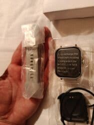 зарядка android: Новый, Смарт часы, Сенсорный экран, цвет - Серебристый — 7