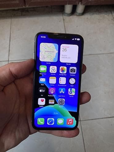iphone 12 mini kredit: IPhone X, 256 GB, Gümüşü, Face ID — 2