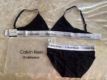 stringer alt geyimi: Calvin Klein qadın iç geyimi dəsti - Brend: Calvin Klein - Model — 1