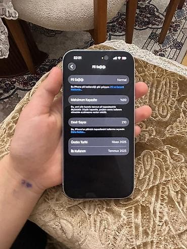 iphone s6: IPhone 15, 128 GB, Ağ, Zəmanət — 2