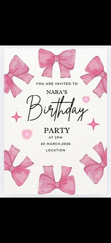 berber reklamları: Məhsul: Fərdi dizaynlı dəvət və menyu dizaynı xidməti Təsvir: - Ad — 1