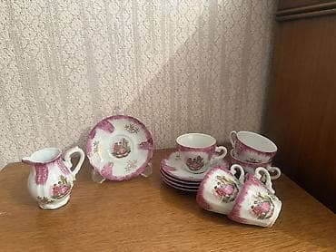 versace servis: Çay dəsti, rəng - Ağ, Farfor, 6 nəfərlik — 1