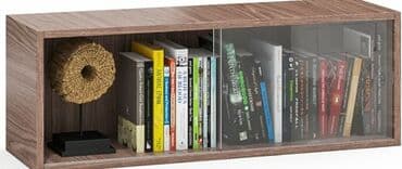 mini şkaf: Навесная стеклянная полка для книг и т.д. Размер: высота 27см, ширина — 1