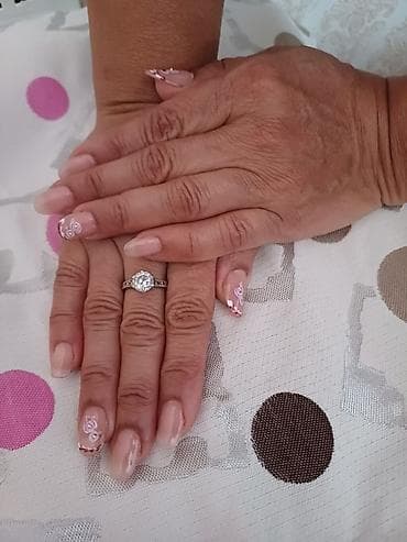 sade dirnaq sekilleri: Evdə Manikür və gel-lak xidməti - Klasik və aparatsız manikür - — 9