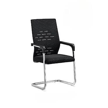 Ofis qonaq/kafe tipli kreslo - Rəng: qara - Oturacaq və bel hissəsi