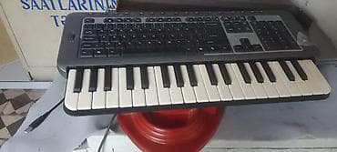 mini disk: USB MIDI klaviatura (mini piano klavişləri) - 25 klavişli (2 oktavaya — 2