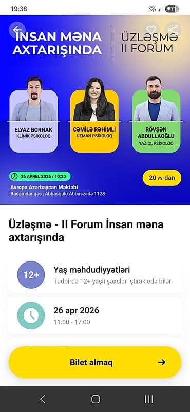 berber kursları: Üzləşmə – II Forum: “İnsan məna axtarışında” Tədbir haqqında: - — 1