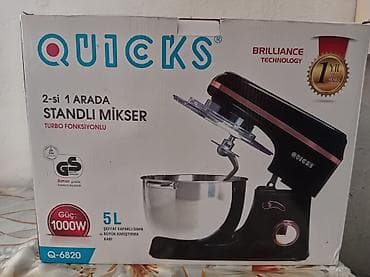 ucuz printer: QUICKS Q-6820 2-si 1 arada Standlı Mikser Xüsusiyyətlər: - Güc: 1000W — 1