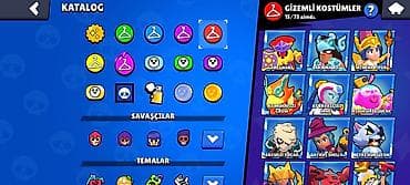 cins dest: Brawl Stars hesabı – yüksək səviyyəli oyun profili - Kupa yolu: 44 — 4