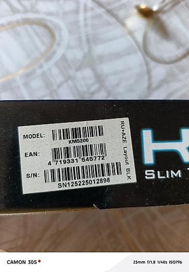 komputer ekrani: GIGABYTE KM5200 – Slim Type USB Klaviatura və Siçan Dəsti - Model — 3
