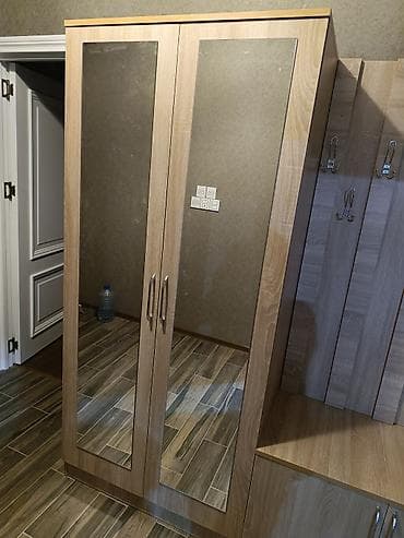 balta bıcaq: Yeni, 2 qapılı, Güzgülü, Digər rəng, Digər material, Açılan, Düz dolab — 4