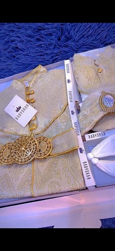 saxta baba hediyyeleri: Uşaq üçün sünnət/geyim dəsti – Babyshan brendi Tərkibi: - Qızılı — 1