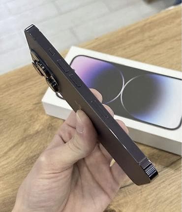 işlenmiş iphone: IPhone 14 Pro, 256 GB, Ağ, Zəmanət, Simsiz şarj, Face ID — 5