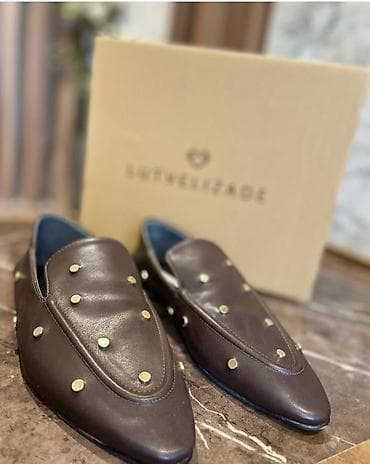 kişi ayaqabi: Lutvelizade qadin mokasinləri - Rəng: tünd qəhvəyi - Material: hamar — 3