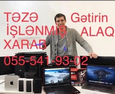 Noutbukların alışı: XARAB NOUTBUKLARİN ALIŞI