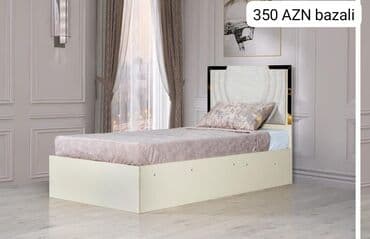 белая мебель для спальни: Двуспальная кровать — 7