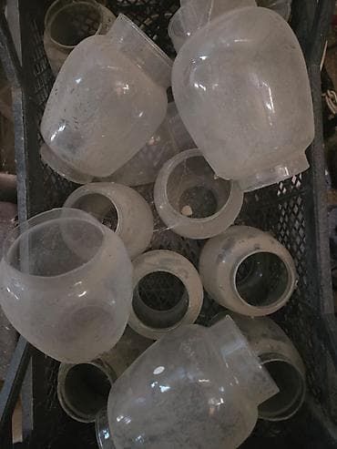 Şəkillər, tablolar: Şüşə işıqlandırma plafonları (lampanın örtüyü) - Material: qalın — 1