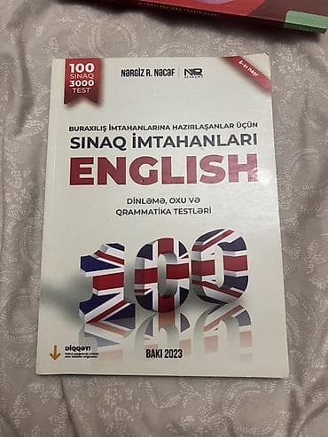 Məhsul: “Sınaq İmtahanları – English” test toplusu (Nərgiz R. Nəcəf — 1