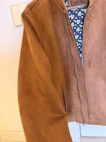 astar: Pierre Cardin kişi bomber gödəkçəsi - Rəng: karamelli/qəhvəyi - Üst — 3