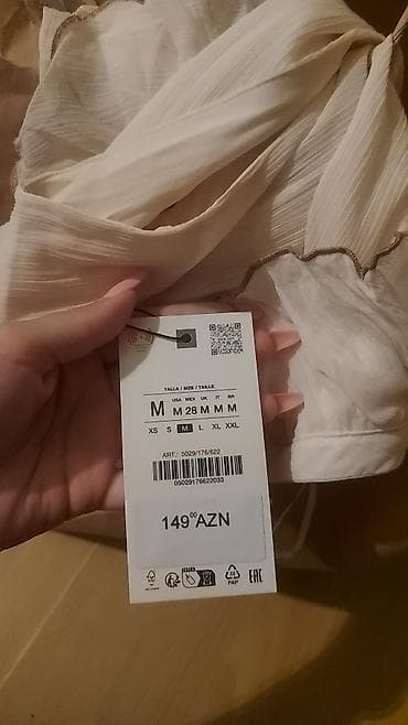 don: Zara teze etiletkali, paketde MIDI uzunluqda qadın donu – volanlı və — 10