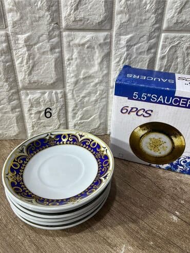 qara madonna aş nimcəsi: Nəlbəkilər, 6 ədədli dəst, Keramika — 7