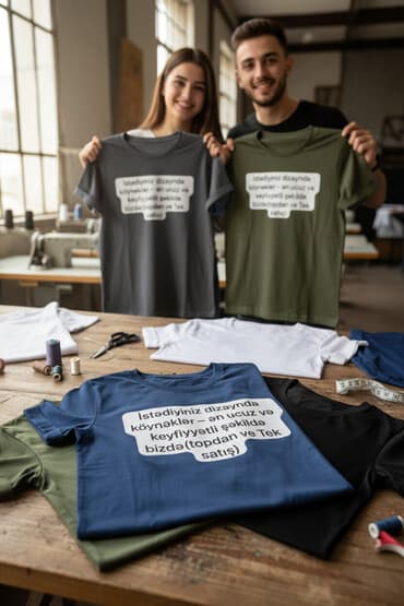 işıqlı reklam: İstədiyiniz dizaynda köynəklərin hazırlanması xidməti. İstənilən — 1