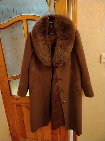 pomponlu qadın papaqları: Palto, 6XL, rəng - Qəhvəyi — 4