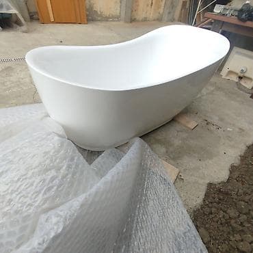 divar dekoru: Məhsul: Azaddayanan (freestanding) akril vanna - Dizayn: Asimmetrik — 2