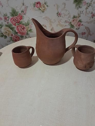 masaustu dest: Əl istehsalı gil qablar – mətbəx və süfrə üçün Məhsul təsviri: - — 10