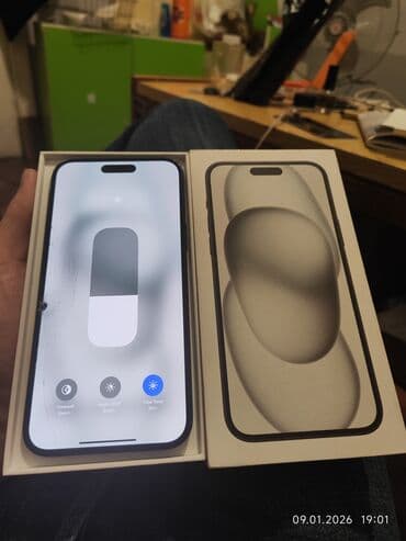 IPhone 15 Plus, 256 GB, Qara, Zəmanət