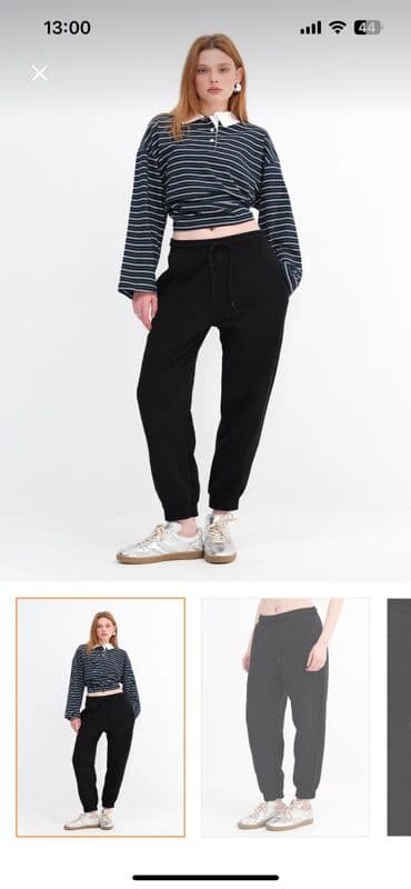 Baş geyimləri: Şalvar, rəng - Qara — 3