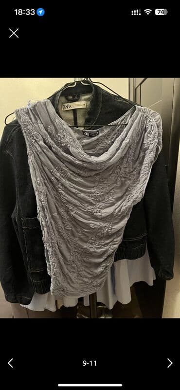 sədərəkdə kişi geyimləri: Futbolka, Zara, M, rəng - Mavi — 11