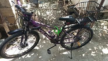 velo disk: Velone dağ/şəhər velosipedi – bənövşəyi-metalik rəngdə, alüminium — 7