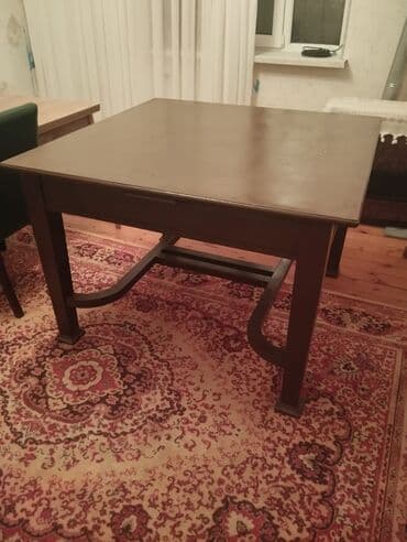 Qonaq masası, Yeni, Açılan, Taxta, Kvadrat masa