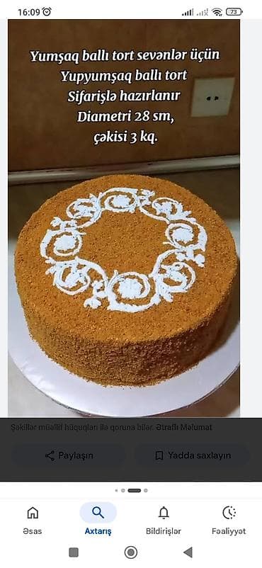 06 sekilleri: Ballı tort – ev üsulunda hazırlanır - Yumşaq, qat-qat biskvitlər — 3