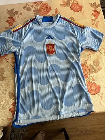 futbolka: Futbolka, Adidas, L, rəng - Mavi — 1