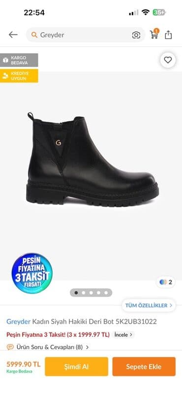 peek and cloppenburg beograd: Greyder, Ölçü: 37, rəng - Qara, Yeni — 3