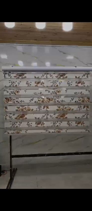 Pərdə və tüllər: Fərqli naxışlarda təqdim olunan zebra pərdələr evinizə və ya ofisinizə — 25